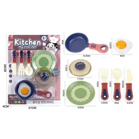 Посудка 208-2 7 елементів, на листі