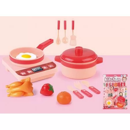 Дитячий посуд BabyToys 14 предметів пластиковий