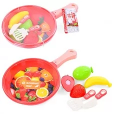Игрушечные продукты BabyToys 1072 на липучке с фруктами