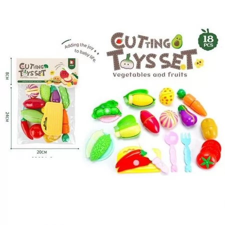 Ігрові продукти на липучці BabyToys 2208 A9 для дівчаток
