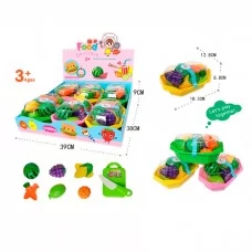 Іграшкові продукти BabyToys 0355Y на липучці з дошкою, 6 шт