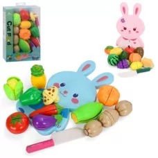 Игрушечные продукты BabyToys 22815B с липучкой, фрукты овощи