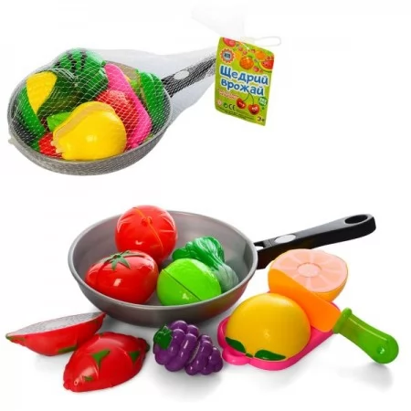 Игровой набор продуктов на липучке BabyToys 3013 C
