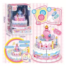 Продукты 999-3 д/к(ИК), торт, 11-в13,5см, Birthday Party, на липучке, музыка, свечи, набор посуды, микс цветов, на бат-ке, в коробке, 14-20-13см Продукты 999-3 д/к(ИК), торт, 11-в13,5см, Birthday Party, на липучке, музыка, свечи, набор посуды, микс цветов, на бат-ке, в коробке, 14-20-13см