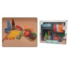 Дитяча посудка BabyToys AS88C-4 суші та стейк, пластмаса