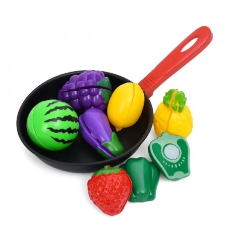 Іграшкові продукти на липучці BabyToys SC-70 фрукти овочі