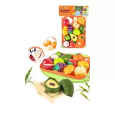 Продукти W8034 на липучці, фрукти, піднос, ніж, тарілка, у пакеті, 22,5-35-5см