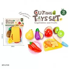 Игрушечная нарезка овощей и фруктов BabyToys 2203A-3