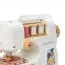 Дитяча іграшкова швейна машинка XS-25001 21-15-9см, шиє, педаль керування, світло, нитки, тканина, на бат-ці, 2 кольори, на бат-ці, 26,5-20-10см