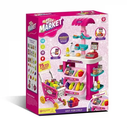 Корзинка для покупок BabyToys 922-195 со звуком и светом