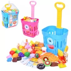 Игровая тележка для супермаркета BabyToys 35631, 2 цвета