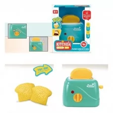 Игрушечный тостер BabyToys 8023-93 со светом и хлебом на батарейках Игрушечный тостер BabyToys 8023-93 со светом и хлебом на батарейках