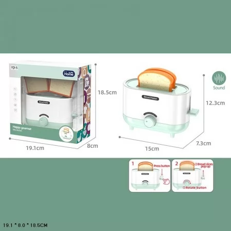 Іграшковий тостер BabyToys A2007-2 для дівчаток пластиковий