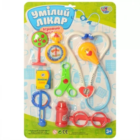 Ігровий набір лікаря BabyToys 3133 зі стетоскопом 8 предметів