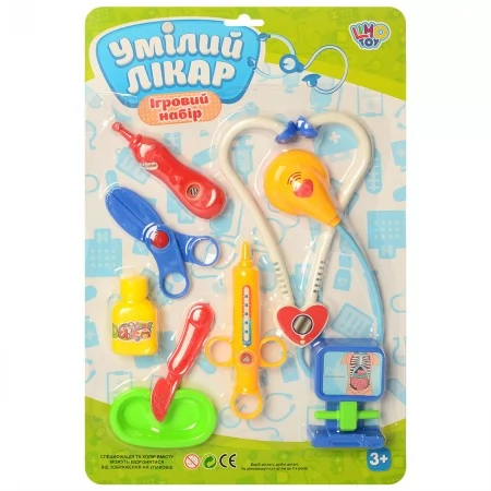 Ігровий набір лікаря BabyToys 3133 зі стетоскопом 8 предметів
