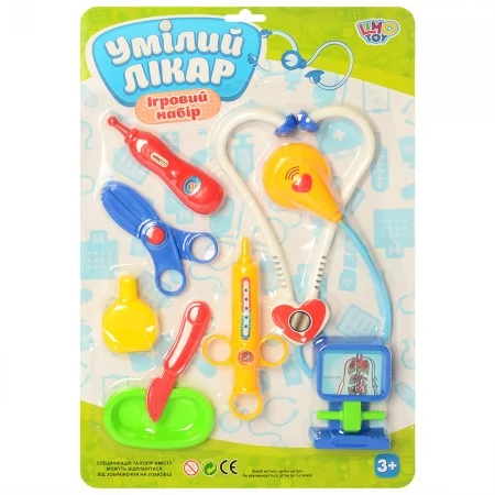 Ігровий набір лікаря BabyToys 3133 зі стетоскопом 8 предметів