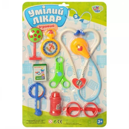 Ігровий набір лікаря BabyToys 3133 зі стетоскопом 8 предметів