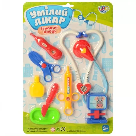 Ігровий набір лікаря BabyToys 3133 зі стетоскопом 8 предметів