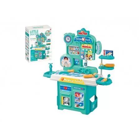 Детский игровой набор доктора 922-217, медицинский стол с 28 предметами, Limo Toy