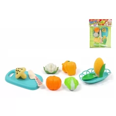 Игровой набор продуктов на липучках с овощами, ножом и доской 9987-1