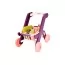 Тележка для покупок 2 в 1 с корзиной и игрушечными продуктами, 3 цвета