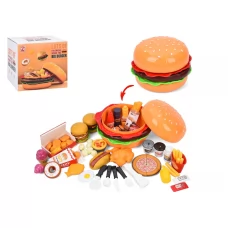 Игровой набор продуктов Бургер с фаст-фудом и аксессуарами RX-509C