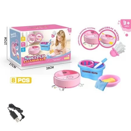 Набор для уборки BabyToys 398-7 пластиковый для девочки