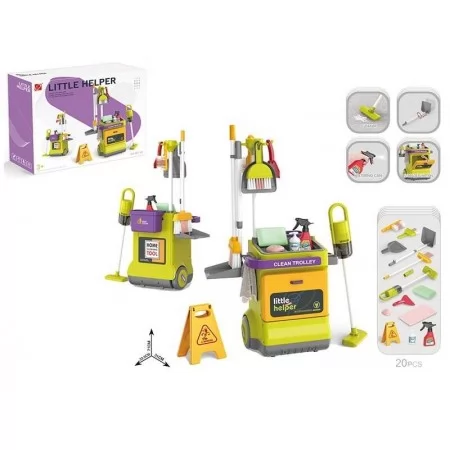 Игровой набор для уборки BabyToys 667-64 с пылососом 20 предметов