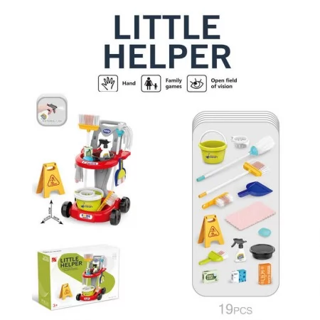 Набір для прибирання BabyToys 667-70 пластиковий для дівчаток