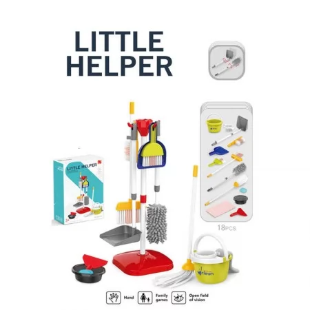 Набор для уборки BabyToys 667-74 18 предметов пластик