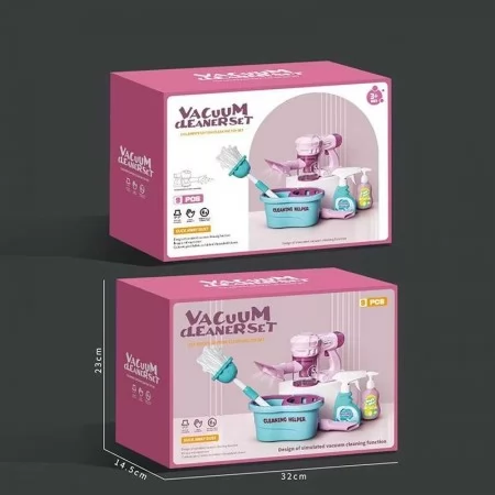 Набір для прибирання BabyToys 688-6 пилосос на батарейках з аксесуарами