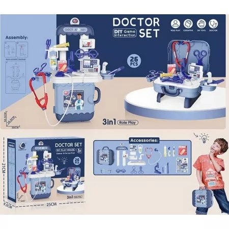 Набор доктора BabyToys 0421-7 в чемоданчике, пластик
