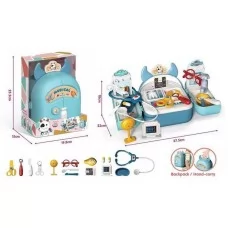 Набор доктора BabyToys 1302-2 Корівка 2в1 15 аксессуаров