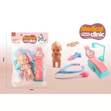 Набор доктора BabyToys 133-12 с куклой пупсом и аксессуарами