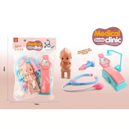 Набор доктора BabyToys 133-12 с куклой пупсом и аксессуарами