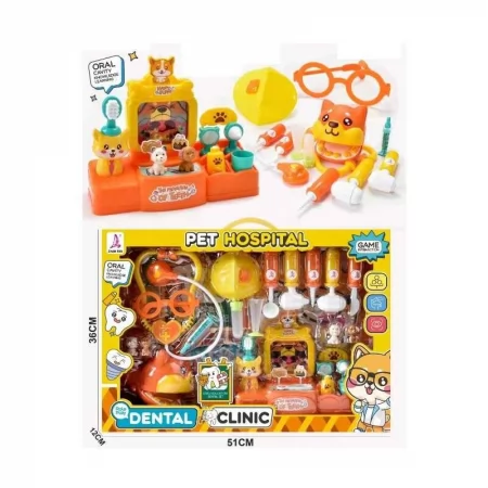 Набор доктора BabyToys 392-10 со стетоскопом и животными