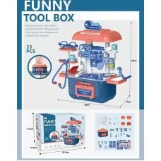 Ігровий набір лікаря BabyToys 628 A 22, 33 елементи