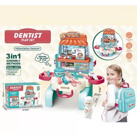 Игровой набор доктора BabyToys 828-47 стоматолога с чемоданом