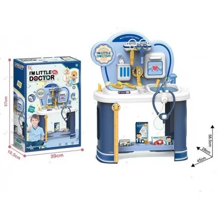 Детский набор доктора BabyToys 8832-1 со столиком и приборами