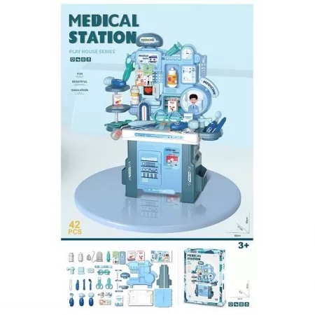 Ігровий набір лікаря BabyToys 9023 зі столиком та інструментами