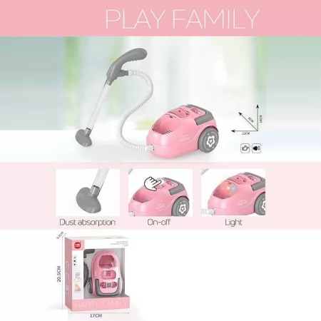 Пилосос LS 820 C 30 функція всмоктування, підсвічування, корпус на колесах, кульки з пінопласту, змінні насадки, гнучкий шланг, в коробці