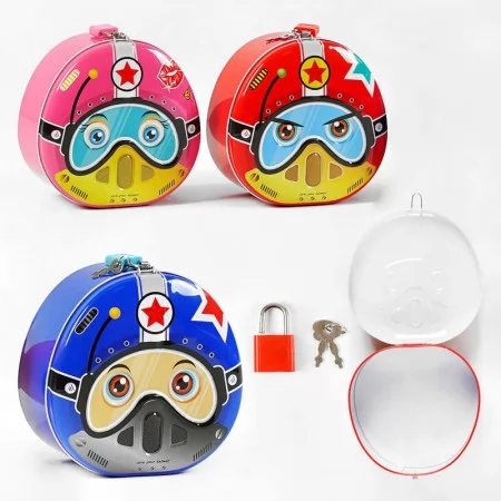 Дитяча металева скатулка BabyToys із замком і ключем
