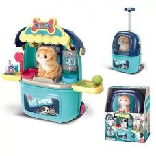 Іграшка-валіза BabyToys Грумінг салон з аксесуарами для дівчаток Іграшка-валіза BabyToys Грумінг салон з аксесуарами для дівчаток