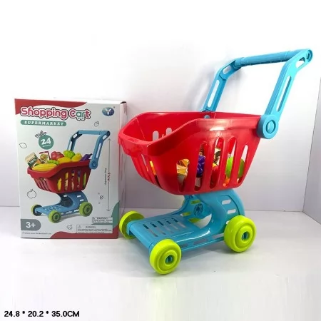 Игровая тележка для супермаркета BabyToys YDF5519-1 пластмассовая