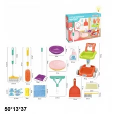 Игрушечный пылесос BabyToys 388-7 со светом на батарейках Игрушечный пылесос BabyToys 388-7 со светом на батарейках