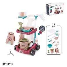 Игровая тележка для супермаркета BabyToys 667-53 с ведром Игровая тележка для супермаркета BabyToys 667-53 с ведром