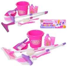 Детский набор для уборки BabyToys 667-16-19 2 вида с ведром