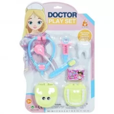 Игровой набор врача BabyToys 130-1 стоматолог с инструментами Игровой набор врача BabyToys 130-1 стоматолог с инструментами