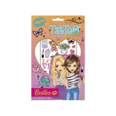 Набор наклеек на тело Fashion Besties 961009, 24 см, временные татуировки, Besties Набор наклеек на тело Fashion Besties 961009, 24 см, временные татуировки, Besties