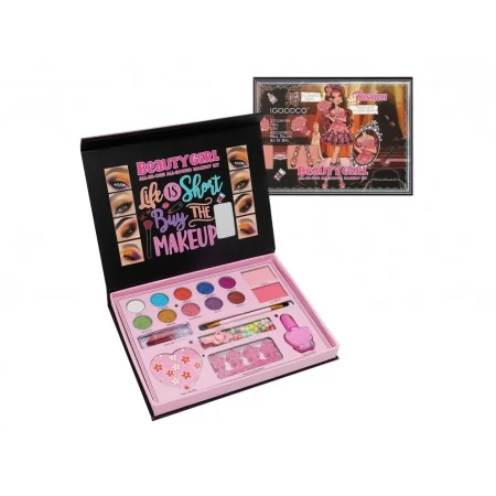 Дитячий набір дитячої косметики з аксесуарами Beauty Girl, 19 предметів LT464832